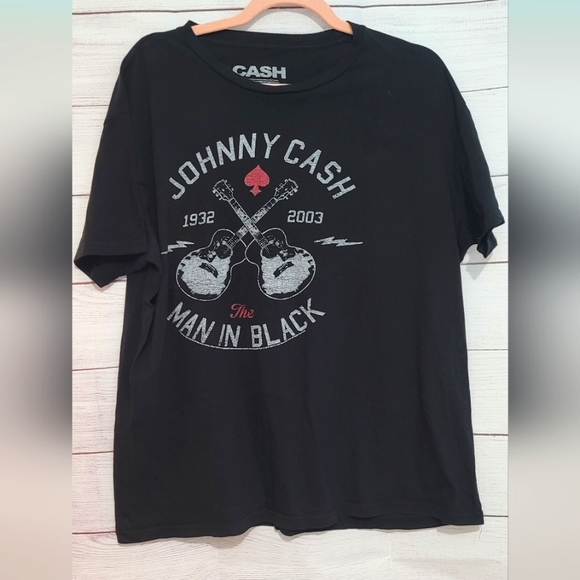 Cash Other - EUC Johnny Cash Man in Black shirt sz XL